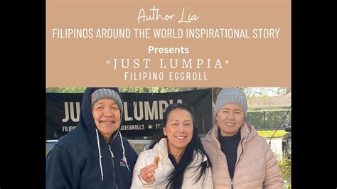 Filipinos Around The World Inspirational Story Just Lumpia Filipino