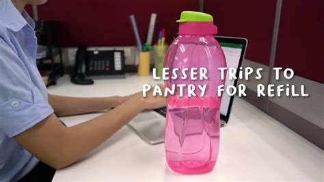You can buy a tupperware water bottle online or one in a physical store. Tupperware Giant Eco bottle 2 Liter - YouTube