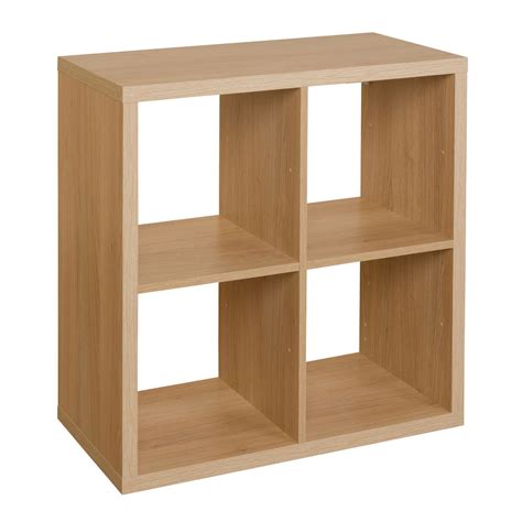 Form Mixxit Natural 4 Cube Shelving Unit (H)740mm (W)740mm