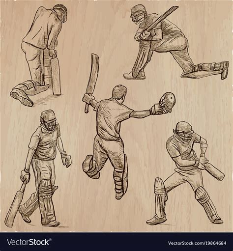 Cricket Sport Drawing Learn To Draw A Cricketer Learn To Draw Drawing
