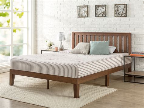 The were only two things that we found dissappointing: Zinus Vivek 37" Wood Platform Bed Frame, Queen - Walmart ...