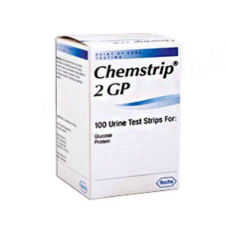 Chemstrip 2 GP Urine Reagent Strip Glucose, Protein 100 Strips , Ref ...