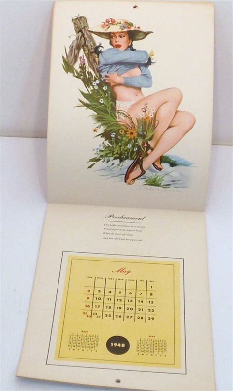 Vintage Petty Varga Esquire Pin Up Girl Calendars Lot 18