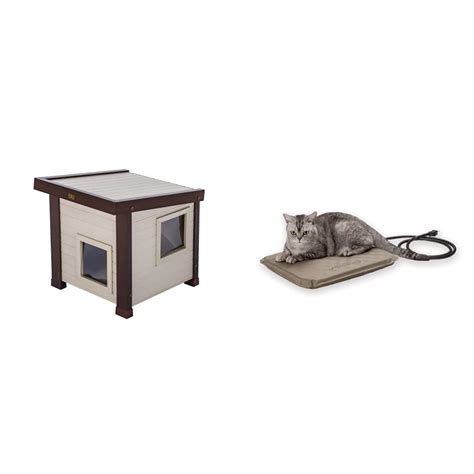 Ecoflex Albany Outdoor Feral Cat House Multicolor And Kandh Pet Products