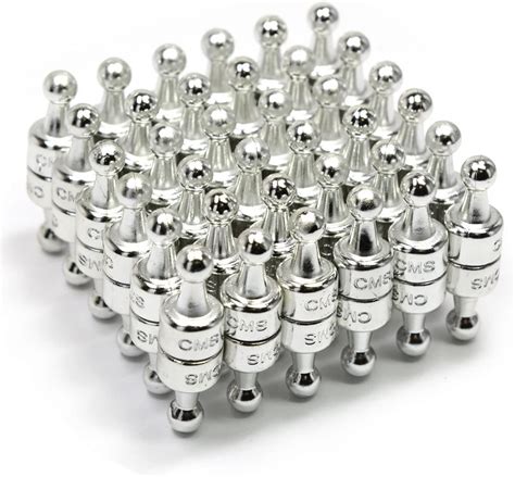 Cms Magnetics 24 Pack Small Neopin Silver Strong