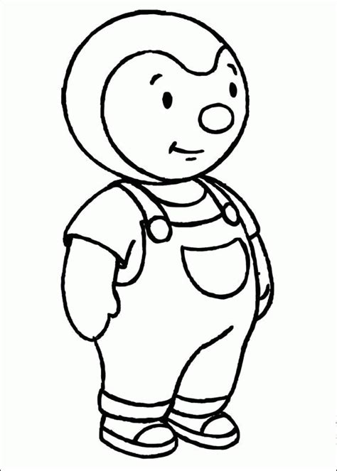 Coloriage Tchoupi et Doudou 7 dessin gratuit à imprimer