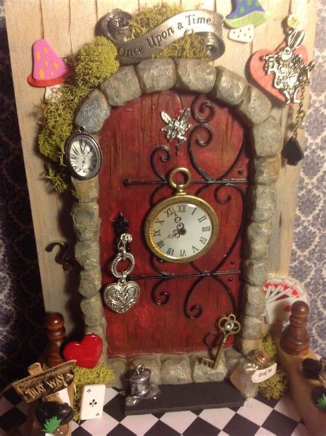 Alice In Wonderland Fairy Door By Teresas Fairy Doors Fairy