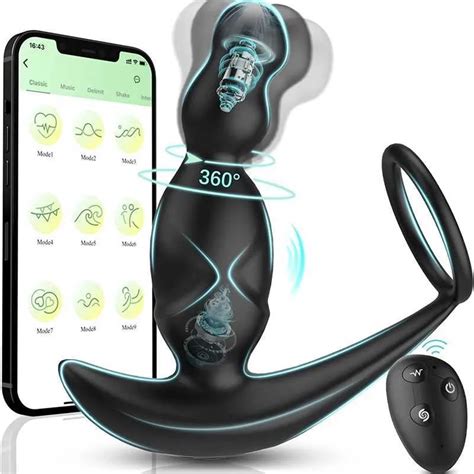 Brinquedo Sexual Massageador Gelugee App Plug Anal Vibrador Brinquedos