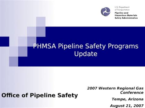 Ppt Phmsa Pipeline Safety Programs Update Dokumentips