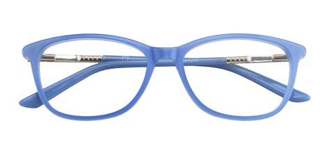 Orla Cat Eye Prescription Glasses Sky Blue Womens Eyeglasses