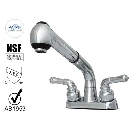 Tf0042 freestanding bathtub filler brings tranquility and a blissful relaxing experience as you bask within your bathtub. WMF-4226224PO-ATP-CP - Universal Laundry Tub Faucet | Pull ...