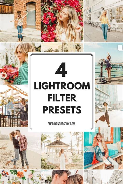 We share these 380 best lightroom presets collection to save you time. #PresetsBySheridan — 4 Lightroom Filter Presets (Mobile ...