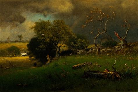 George Inness American Hudson River School Landscape Painter 1825