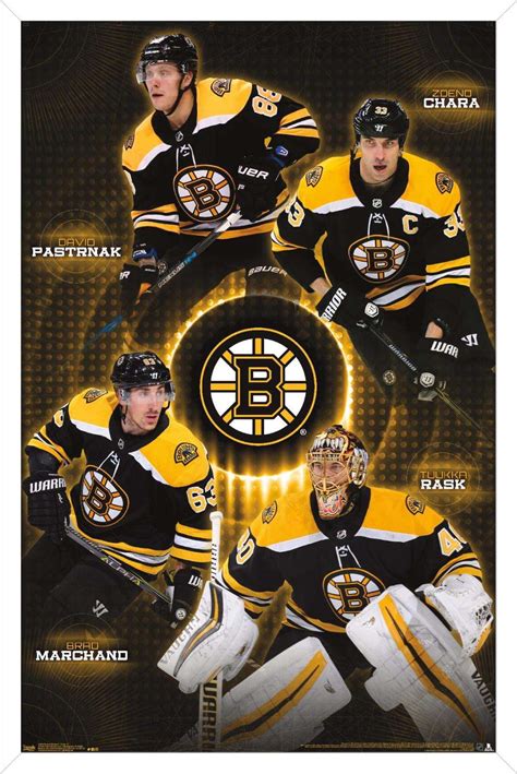 Trends International Printed Boston Bruins Framed Posters 1472 X 22