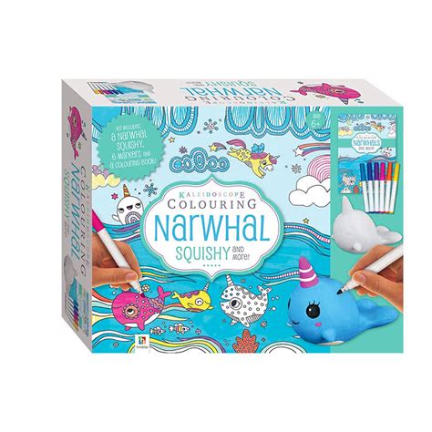 Kaleidoscope Colouring Narwhal Squishy Kit Istyle