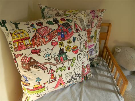 Maybe you would like to learn more about one of these? art projects for kids :: make your own pillow - A HAPPY STITCH