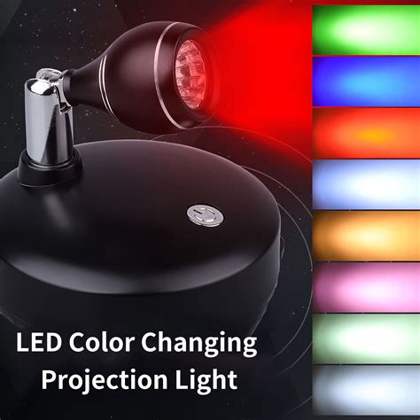 2pcs Child Led Spotlight Rgb Multi Color Light Ambient Lamp Battery