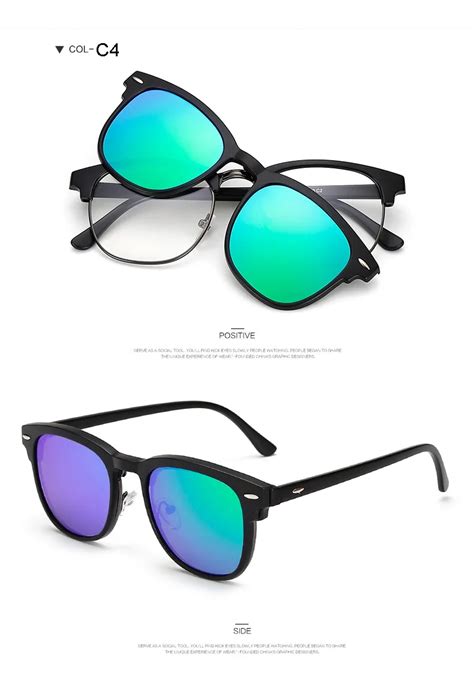 Tr2218 Superhot Eyewear Tr90 Eyeglasses Frame Polarized Driving Shades Magnetic Clip On