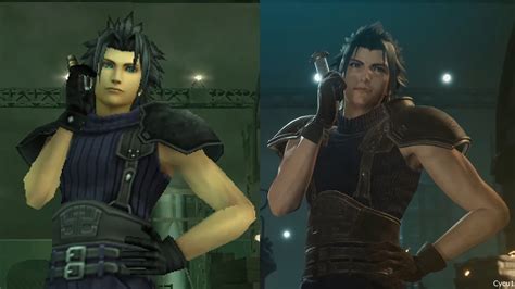 Crisis Core Final Fantasy Vii Reunion Graphics Comparison Changes