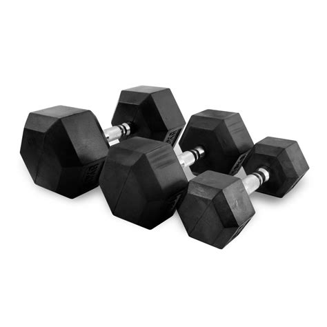 Bodymax 130kg Rubber Hex Dumbbell Set Shop Online Powerhouse Fitness