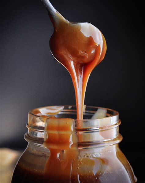 Rich Salted Caramel Sauce {with vanilla and cream} - Of ...