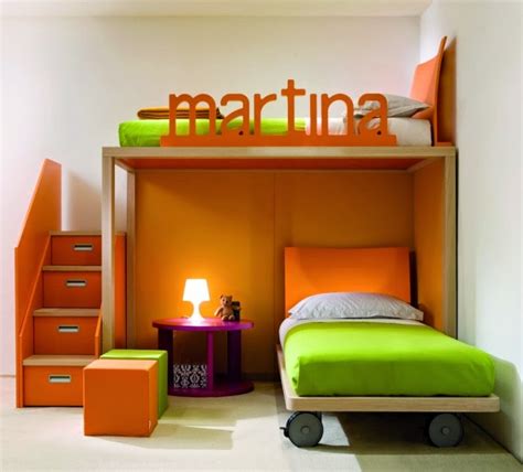 Kids' loft beds, for instance, maximize floor space by. Awesome Kids Bedroom Decorating Ideas with Modern ...