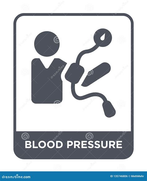 Blood Pressure Icon In Trendy Design Style Blood Pressure Icon