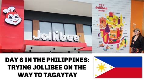 Trying Jollibee In The Philippines For The 1st Time On The Way To