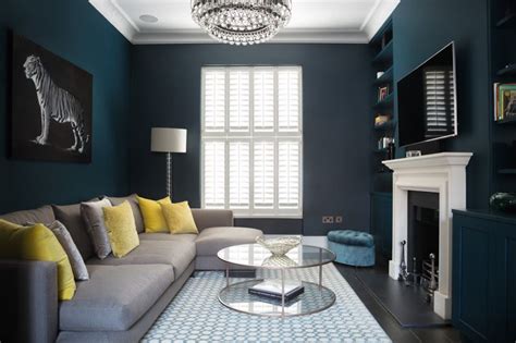 See more ideas about victorian homes, victorian, victorian architecture. of London in 2020 | Navy living rooms, Victorian living ...