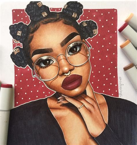 Black Female Cartoon Drawings ~ Pin By Keke 💗💞 On Wallpaper Bodheewasuep
