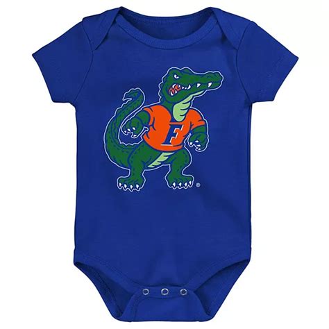 Newborn And Infant Royal Florida Gators Standing Mascot Bodysuit