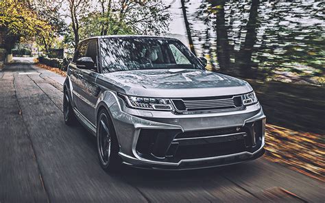 Download Wallpapers Project Kahn Tuning Range Rover Sport Svr Road