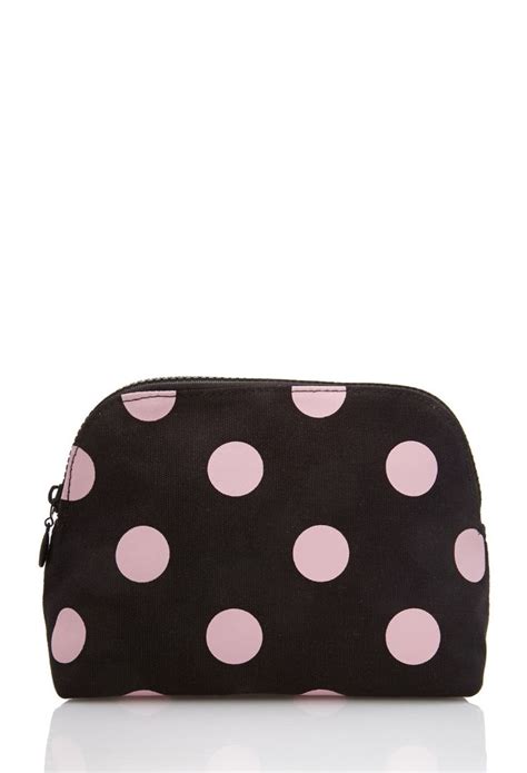 Midsize Polka Dot Cosmetic Bag Cosmetic Bag Bags Fancy Clutch