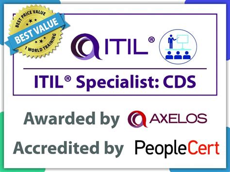 Itil Specialist Create Deliver And Support Cds E Learning Self