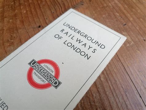 1933 London Underground Pocket Map Hc Beck 33 3636 Iconic Antiques