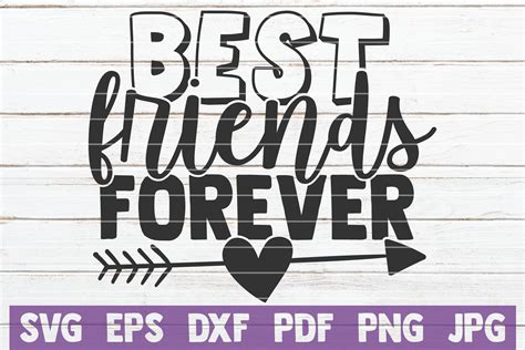 Best Friends Forever (557711) | Cut Files | Design Bundles