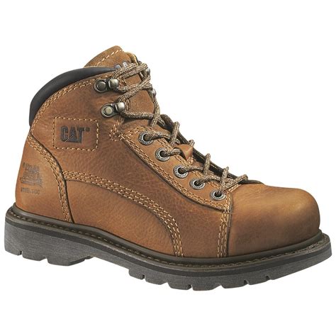 Womens Caterpillar® Lander Mid Work Boots 195620 Work Boots At