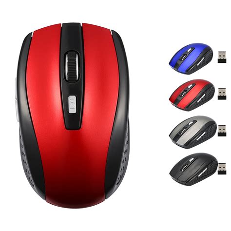Buy 6 Buttons Wireless Mouse Optical 1200dpi Usb