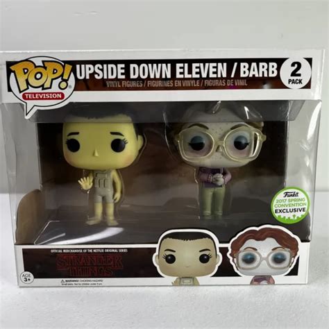 Funko Pop Stranger Things Upside Down Elevenbarb 2 Pack 2017 Eccc