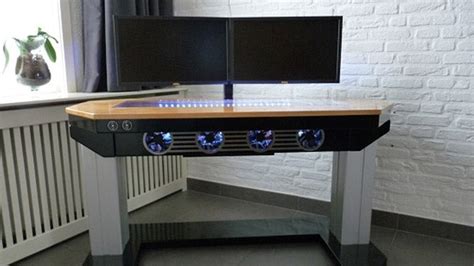 2 purchasing a computer desk that is already built. The Next Level Workspace: an Incredible DIY, Lifting ...
