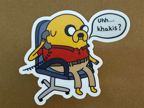 Adventure Time Jake From State Farm Sticker