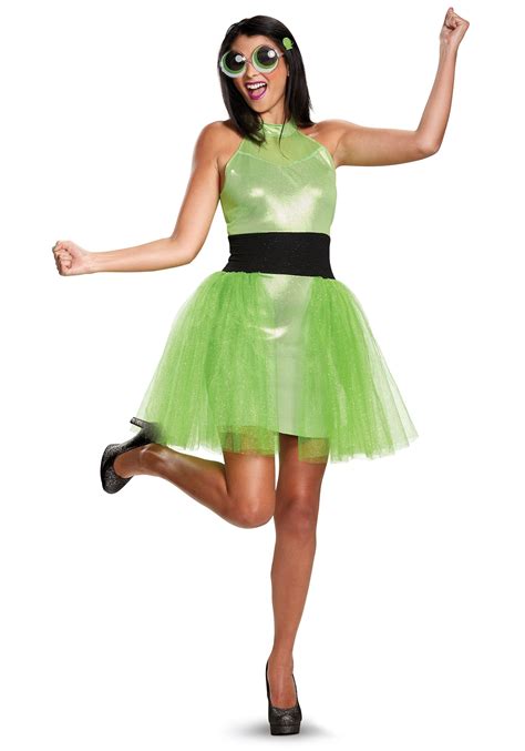buttercup deluxe adult costume from the powerpuff girls