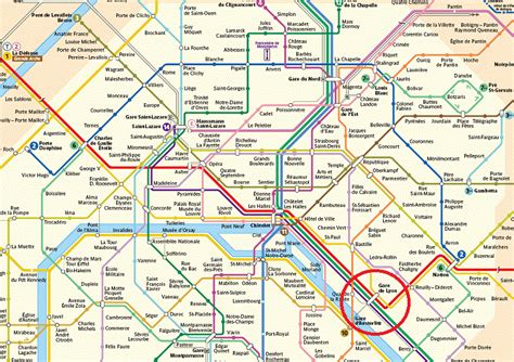Paris Train Map Paris Map Train Travelsmapscom