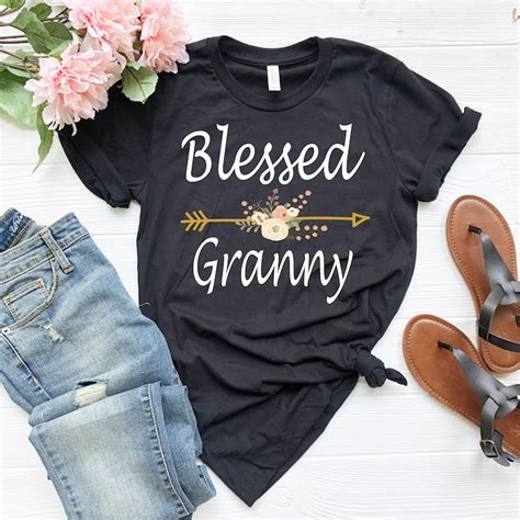 Blessed Granny Shirt Granny Shirt Granny T Shirt Mothers Etsy