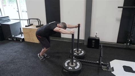 Sled Training How To Single Leg Push Youtube