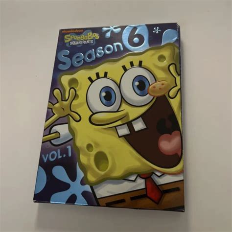 Spongebob Squarepants Season 6 Vol 1 Dvd 2009 2 Disc Set 195