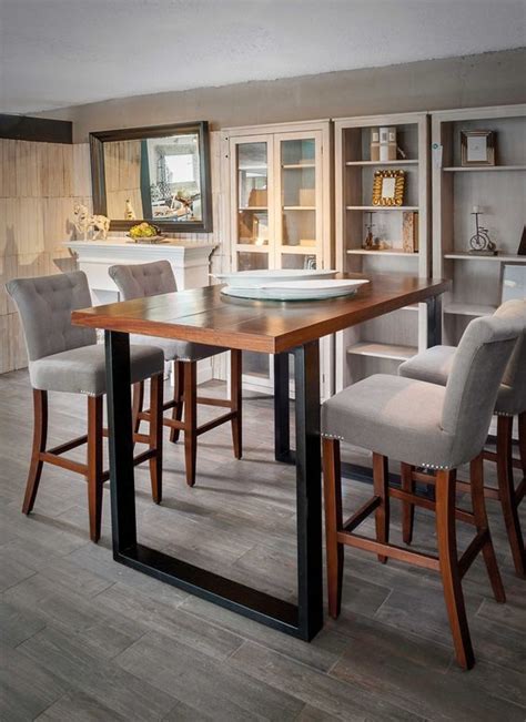 Si lo que buscas es un taburete de madera de baja altura y, en la mayoría de los casos. El mueble de moda: mesas altas en tu hogar | Mesas altas ...