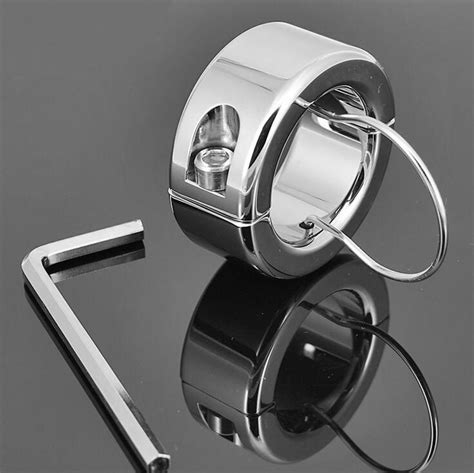 Q2345 Stainless Steel Ball Stretcher Penis Ring Cockrings Sex Toys For Men Male Big Pineas Big