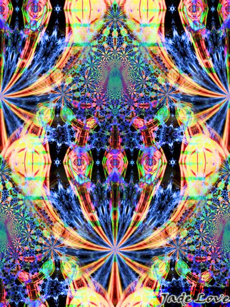 Dmt, nature, motion, sea, water, multi colored, underwater, black background. DMT by JadeLoveFireKnight on DeviantArt