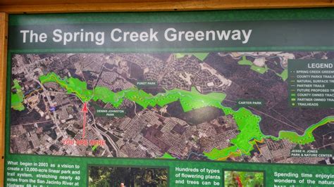 Cycling Space City Spring Creek Greenway